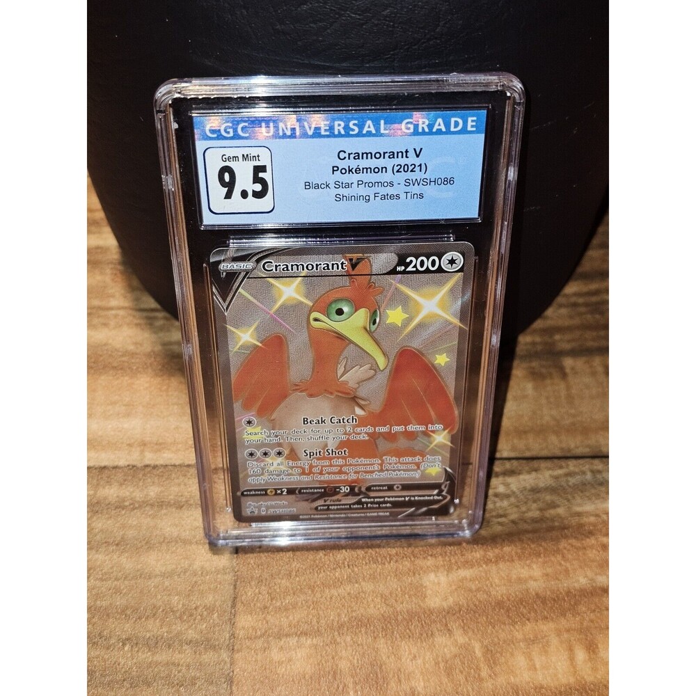 Pokemon Cramorant V 2021 Black Star Promo Card CGC 9.5 Graded Pokemon Card